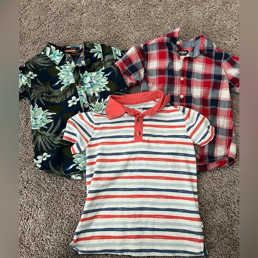 Boys short sleeve shirts